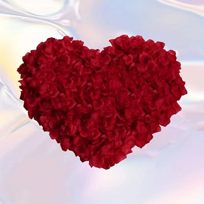 2000pcs Red Artificial Silk Rose Petals – Perfect for Valentine’s Day